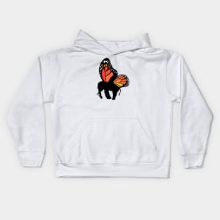 Elephant with wings Kids Hoodie